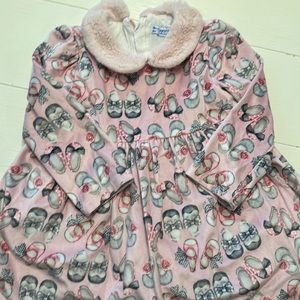 3/$15 Mayoral 18m 86cm velvet sweater dress ballerina